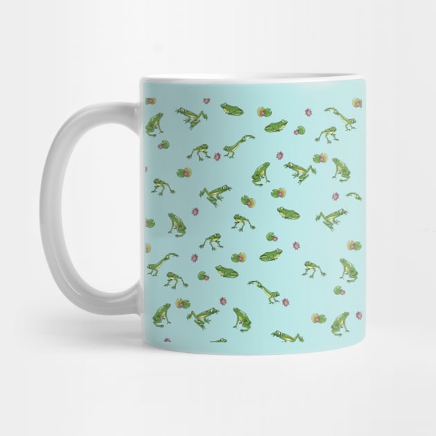 Green Frog Pattern by mailboxdisco